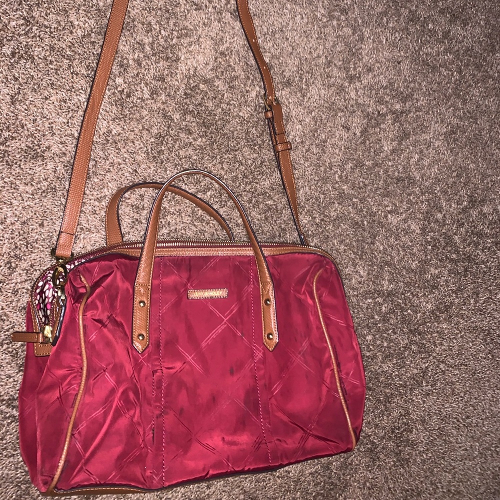 Burgundy vera bradley purse